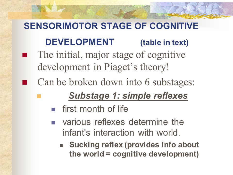 Infancy Cognitive Development ppt video online download